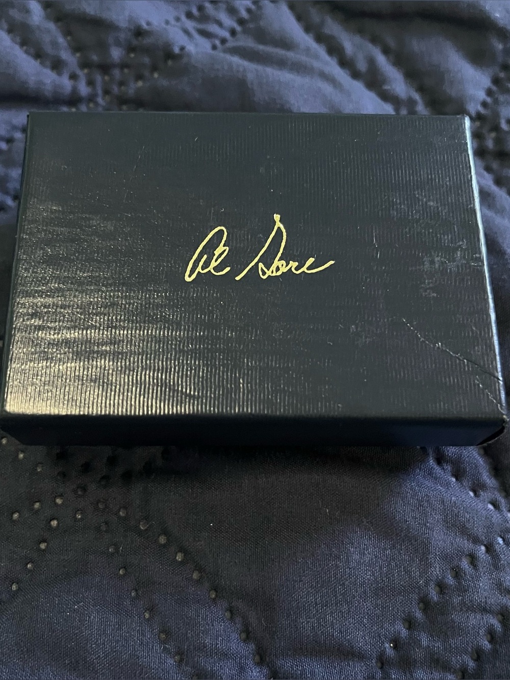 Rare Authentic Vice President Al Gore Silver Cufflinks